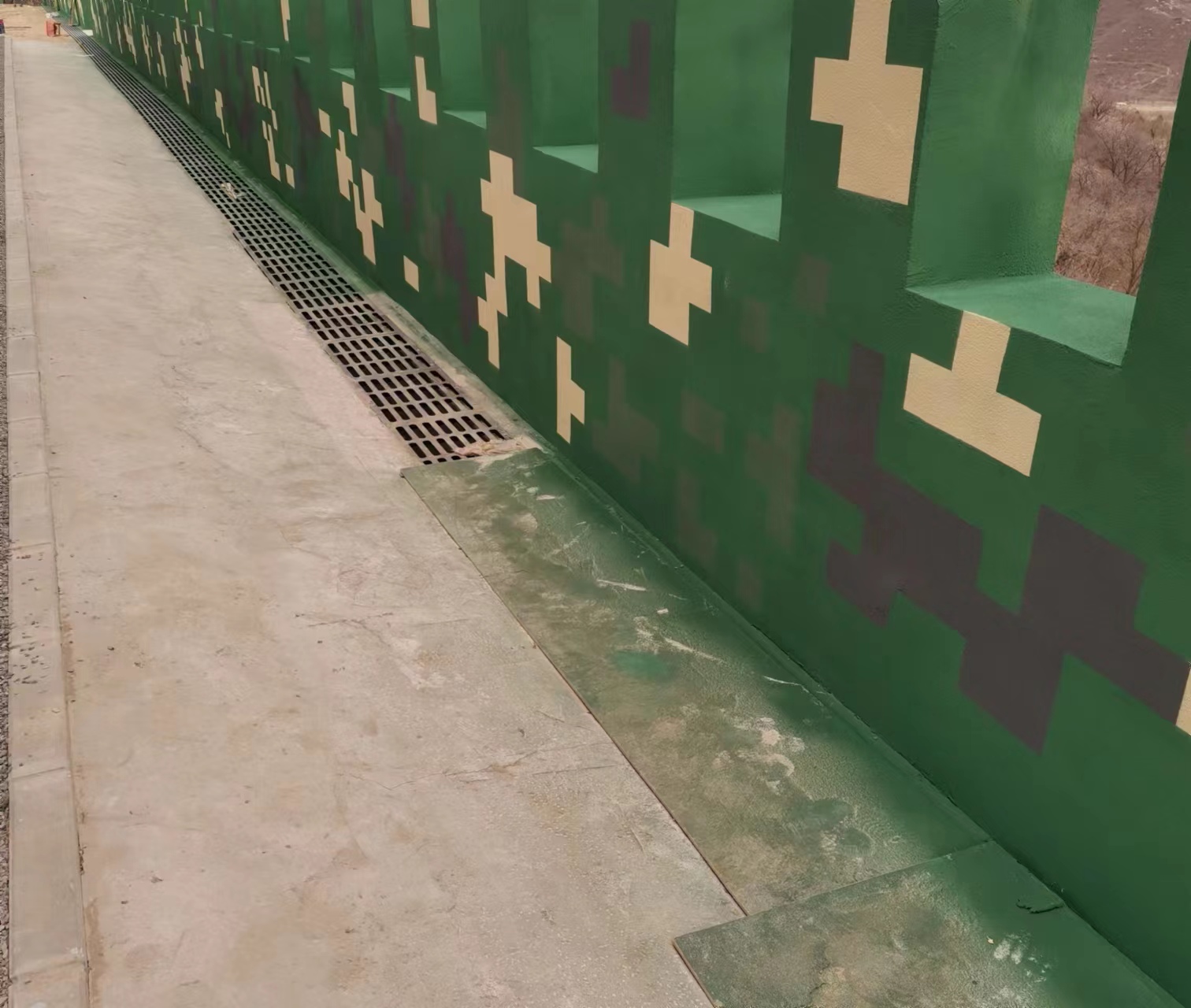 鄂尔多斯围墙迷彩喷涂,数迷彩漆